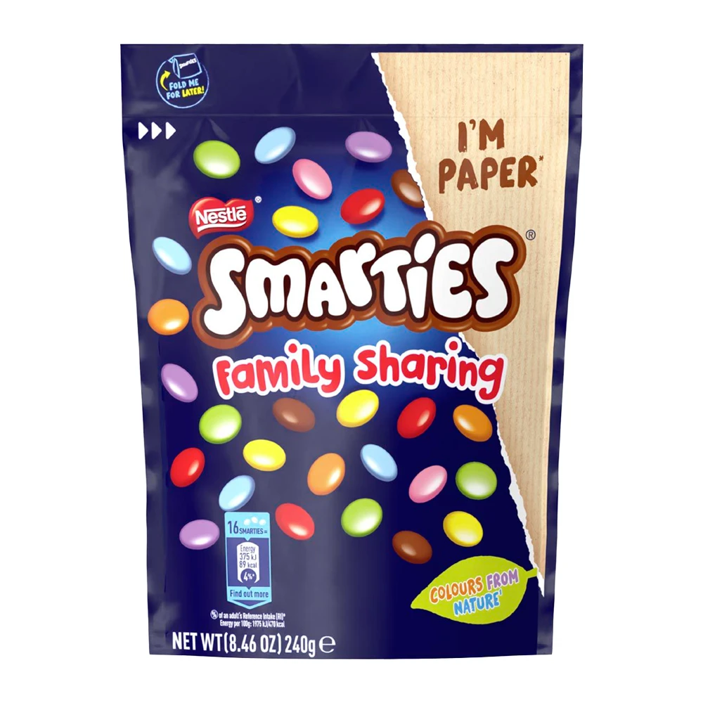 Chocolate Nestle Swiss Smarties Family Sharing Pacote 240G
