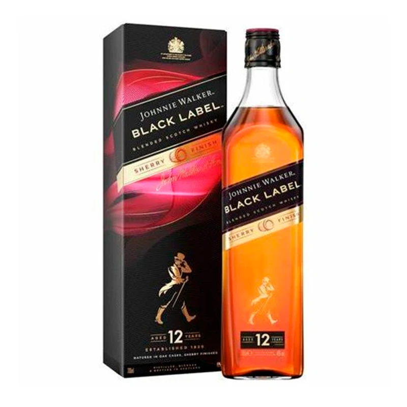 Whisky Johnnie Walker Black Sherry Finish Garrafa 1Lt Com Caixa