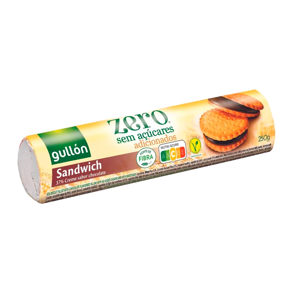 Bolacha Gullon Sandwich Diet Coco Sem Açucar 250G