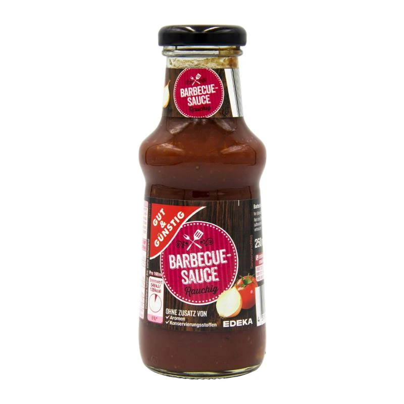 Molho Para Churrasco Bbq 250Ml Edeka 