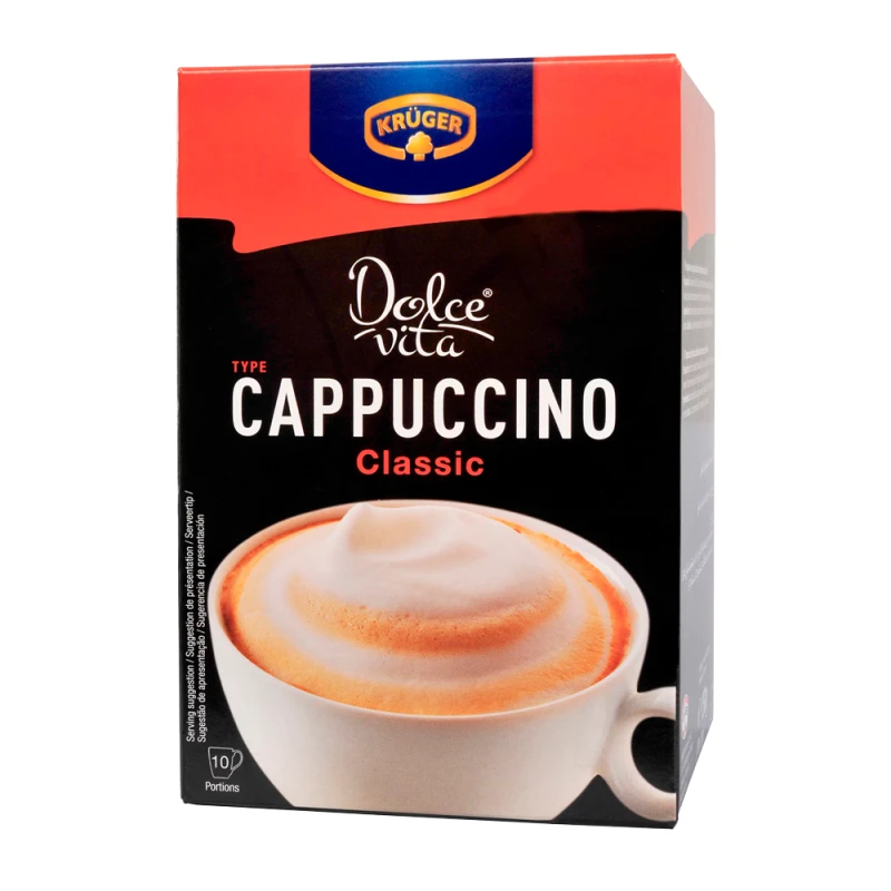 Café Cappuccino Clássico Kruger 10X15G