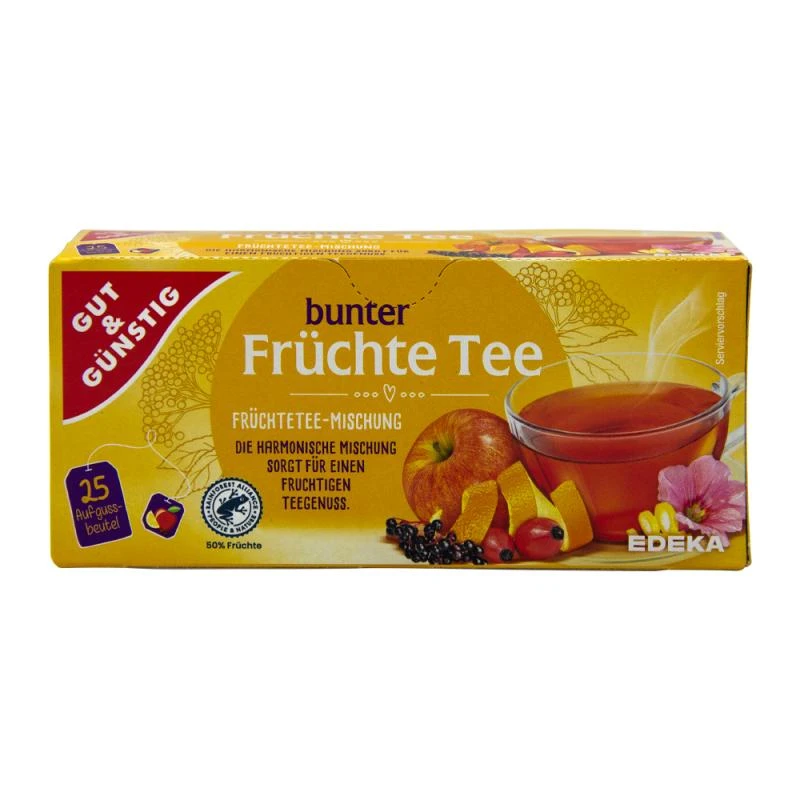 Chá de Frutas Com 25 Saquinhos Edeka 
