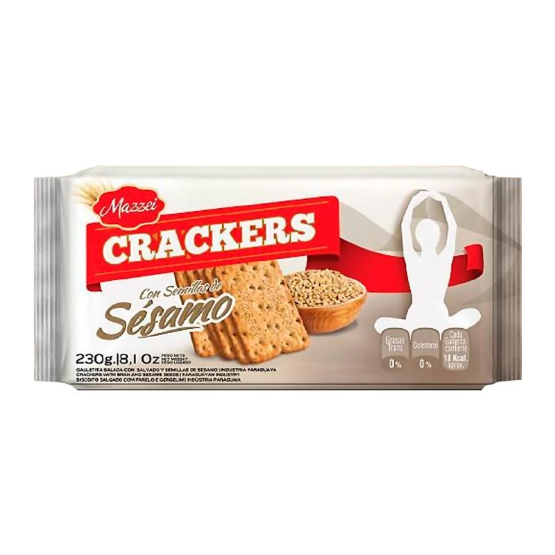 Biscoito Mazzei Semente de Gergelim 230G