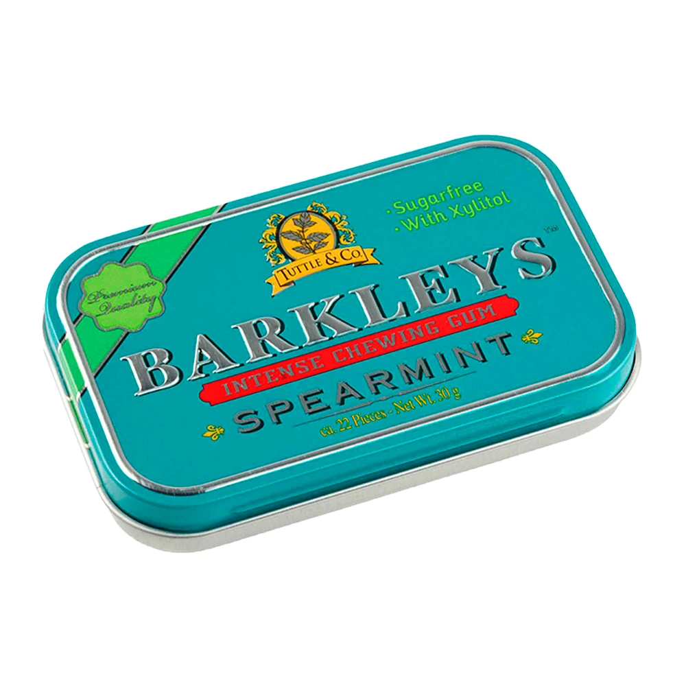 Chiclete Barkleys Hortelã Lata 30G
