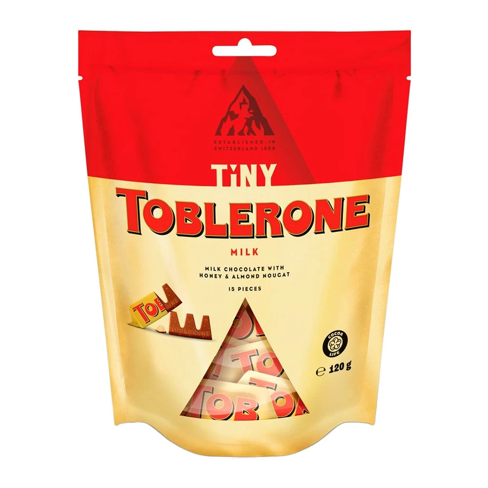 Chocolate Toblerone Tiny Ao Leite Pacote 120G