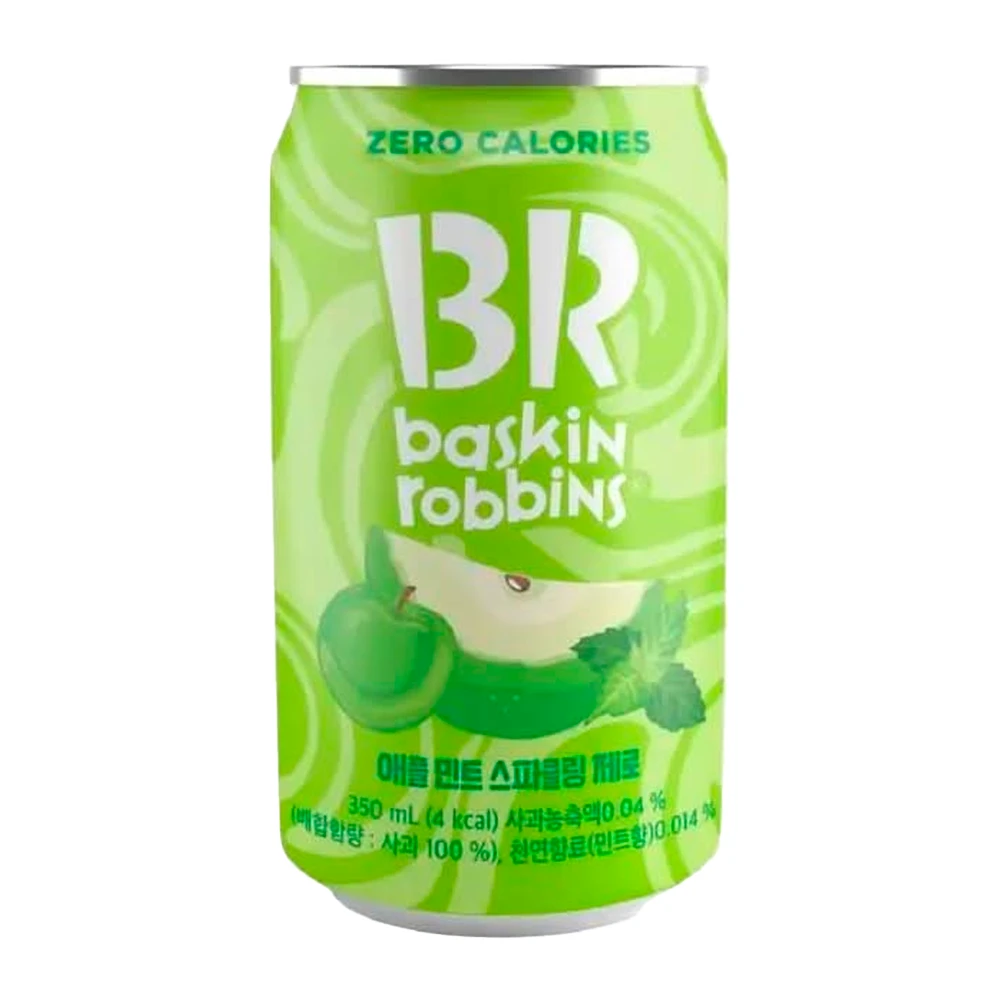 Refrigerante Br Sparkling Sem Calorias Maçã e Menta Lata 350Ml