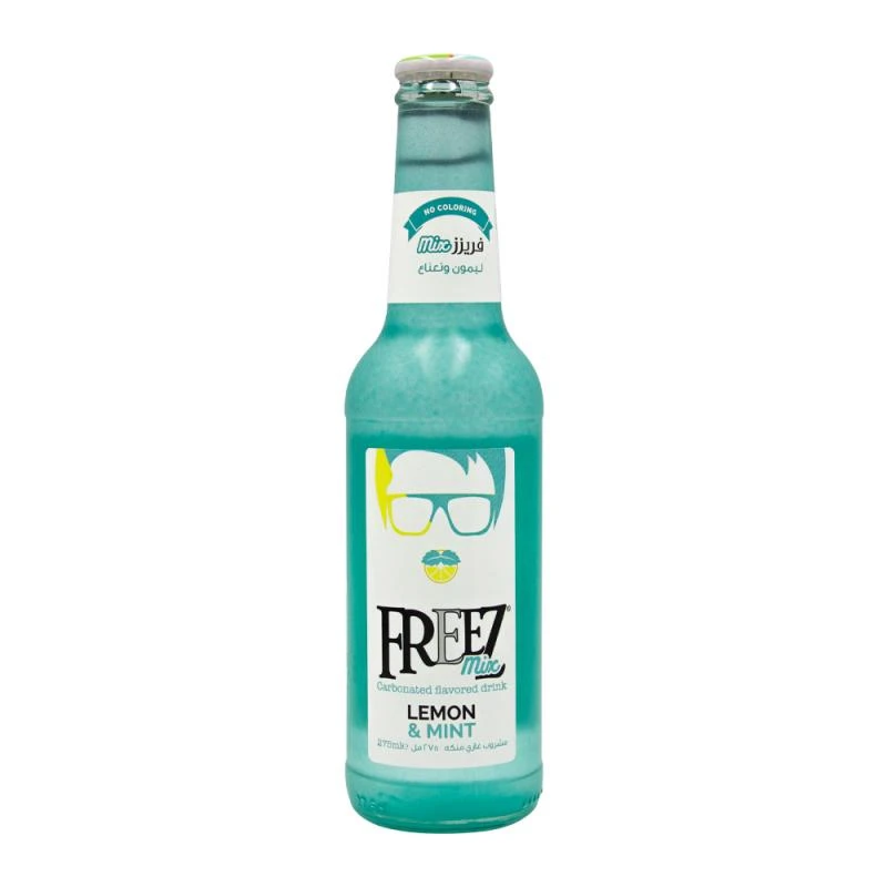 Bebida Gaseificada Freez Mix Limão e Hortelã 275Ml (Sem Alcool)