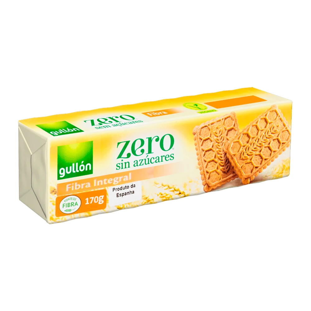 Bolacha Gullon Fibra Integral Sem Açucar 170G