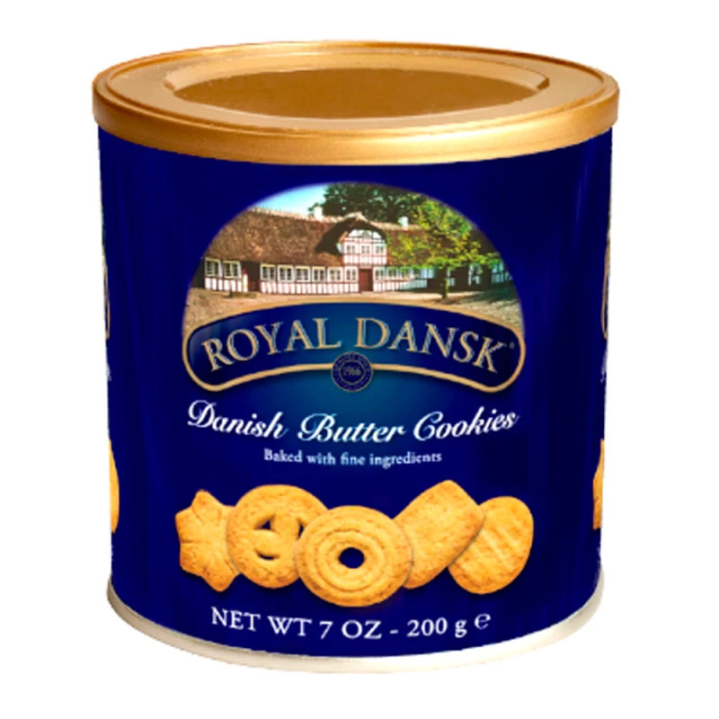 Biscoito Amanteigado Royal Dansk Mini Lata 200G 
