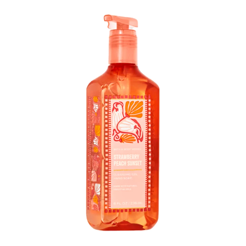 Sabonete Líquido em Gel Para Mãos Bath & Body Works Strawberry Peach Sunset 236Ml