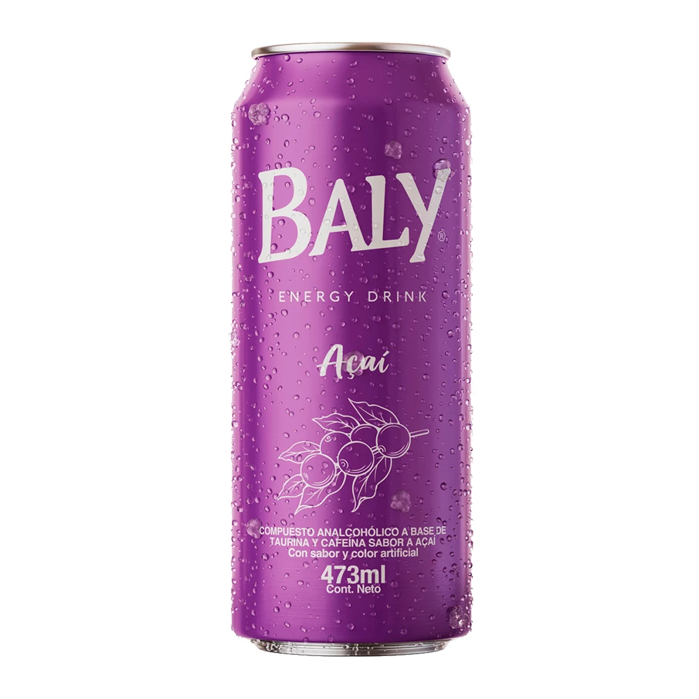 Energético Baly Açaí Lata 473Ml