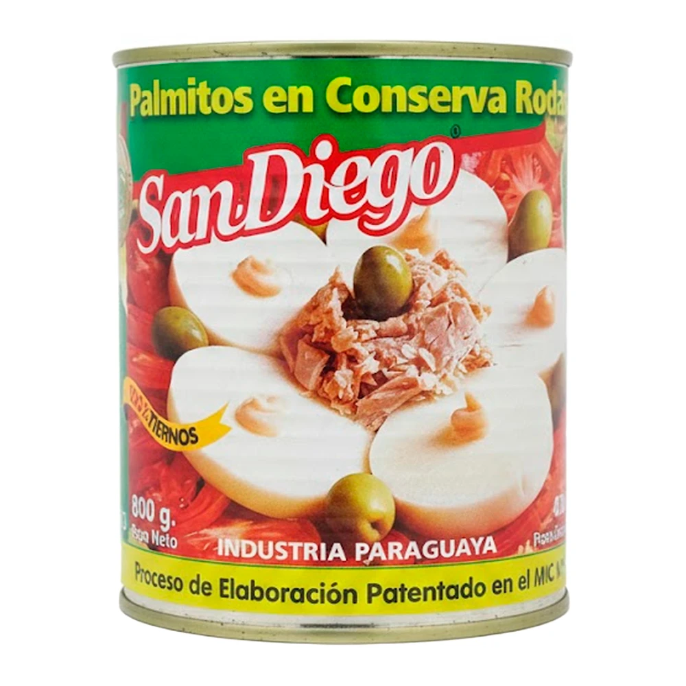 Palmito em Rodela San Diego Lata 420G