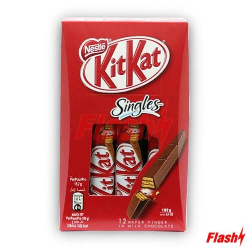 Chocolate Kit Kat Ao Leite Senses Com 12Un Caixa 182G