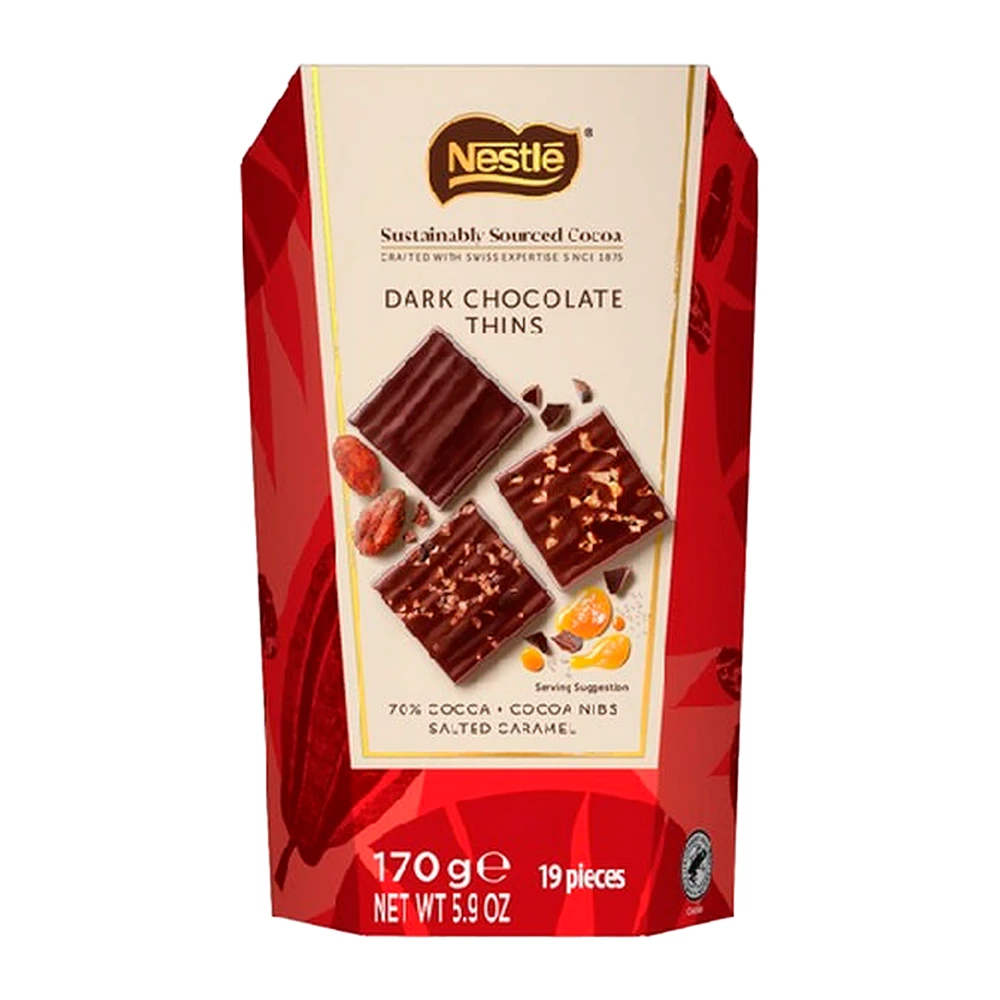 Chocolate Nestle Swiss Dark Chocolate Thins Mix Caixa 170G