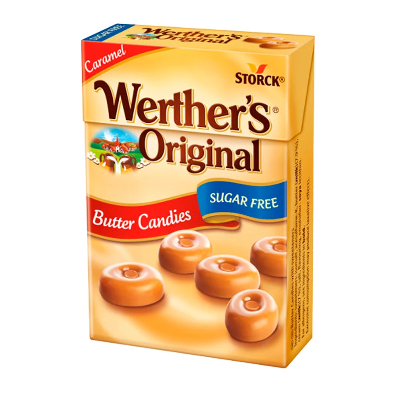 Bala de Leite Sem Açucar Original Werthers 42G
