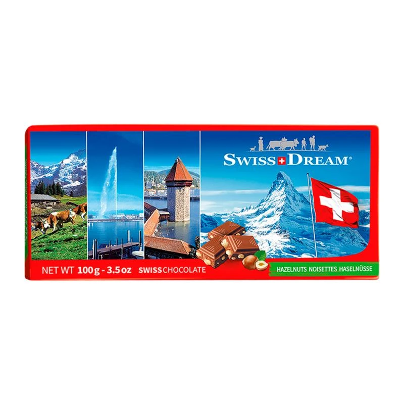 Barra Chocolate Swiss Dream Hazelnut 100G