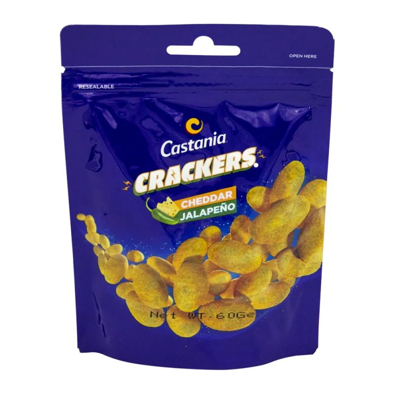 Amendoim Crackers Castania Com Quiejo e Jalapeno 60G