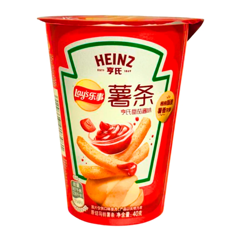 Batata Frita Lays Ketchup Heinz Pote 40G