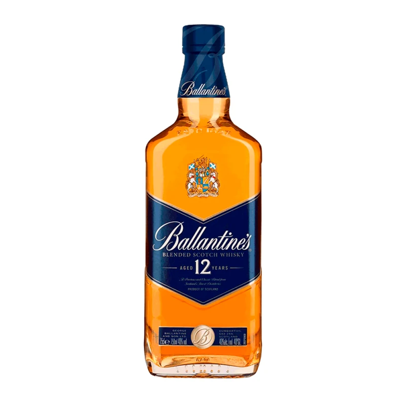 Whisky Ballantines 12 Anos Garrafa 1Lt Sem Caixa