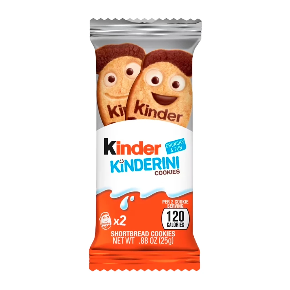 Biscoito Kinder Kinderini Pacote X2 Unidades 88Oz 25G