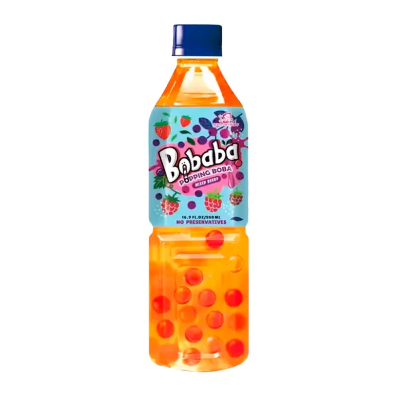 Chá de Bolhas Madam Hong Frutas Vermelhas Garrafa 500Ml