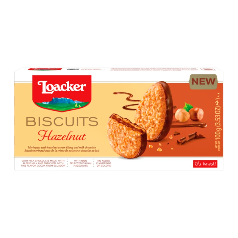 Biscoito Loacker Avelã 100G