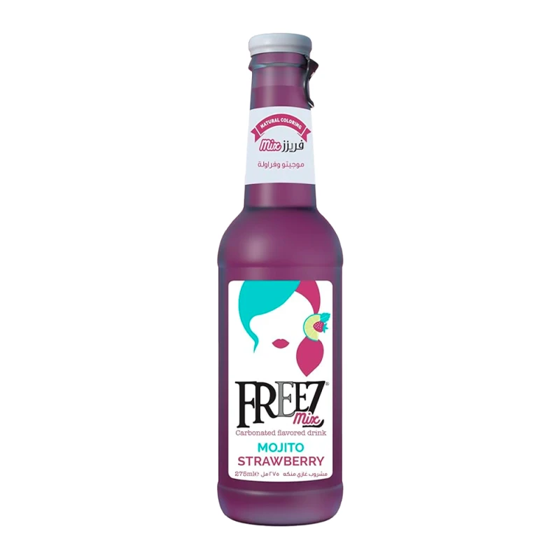 Bebida Gaseificada Freez Mix Mojito e Morango 275Ml (Sem Alcool)