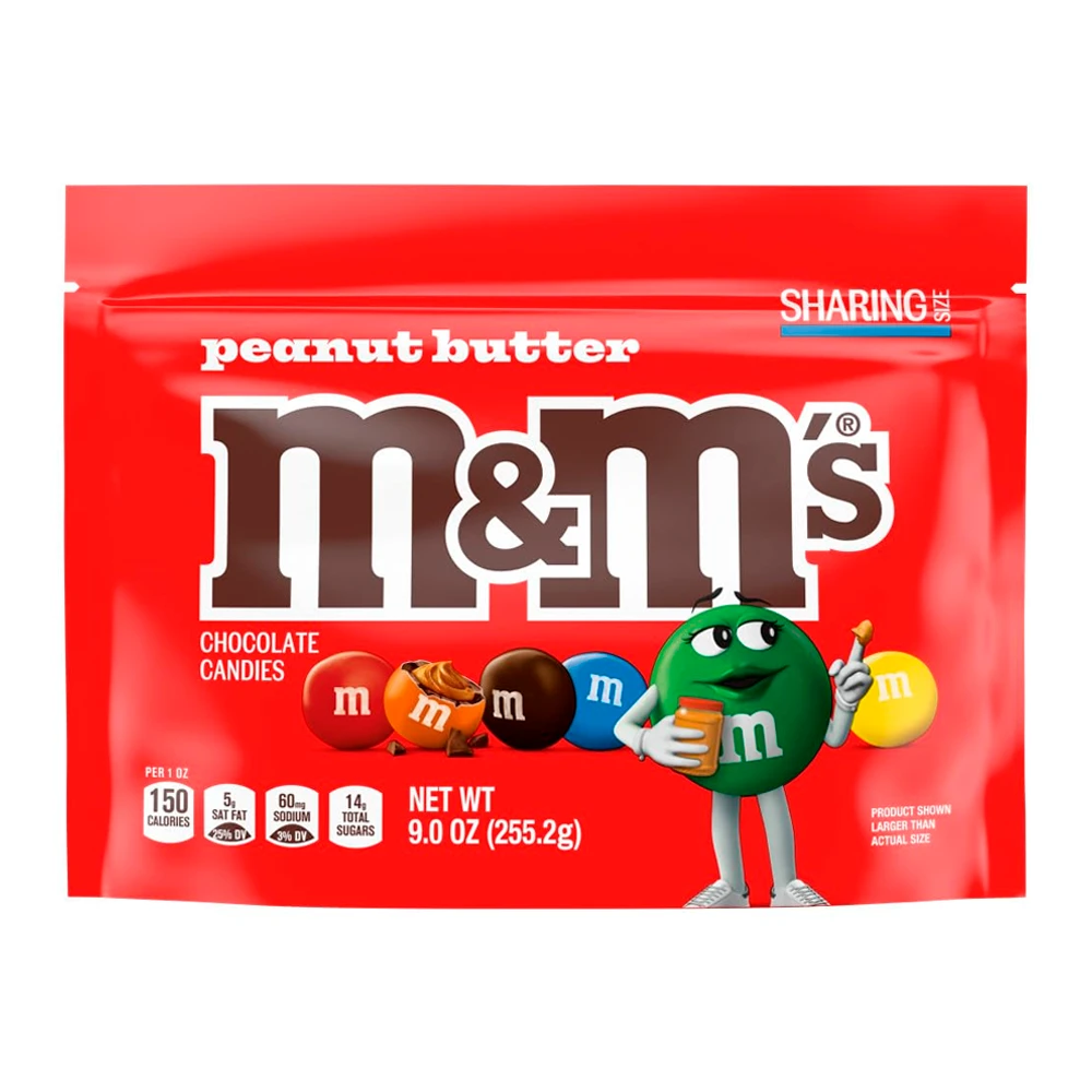 Chocolate Mars M&M Manteiga de Amendoim Pacote 9Oz 255G