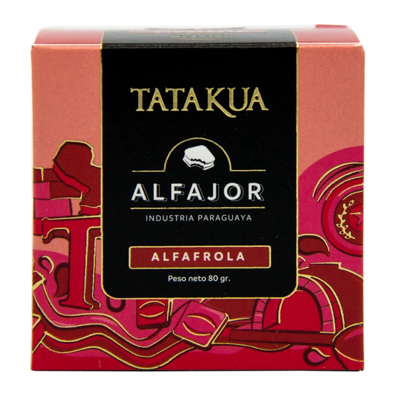 Alfajor Tatakua Recheado Goiabada Cobertura Chocolate Branco 80G