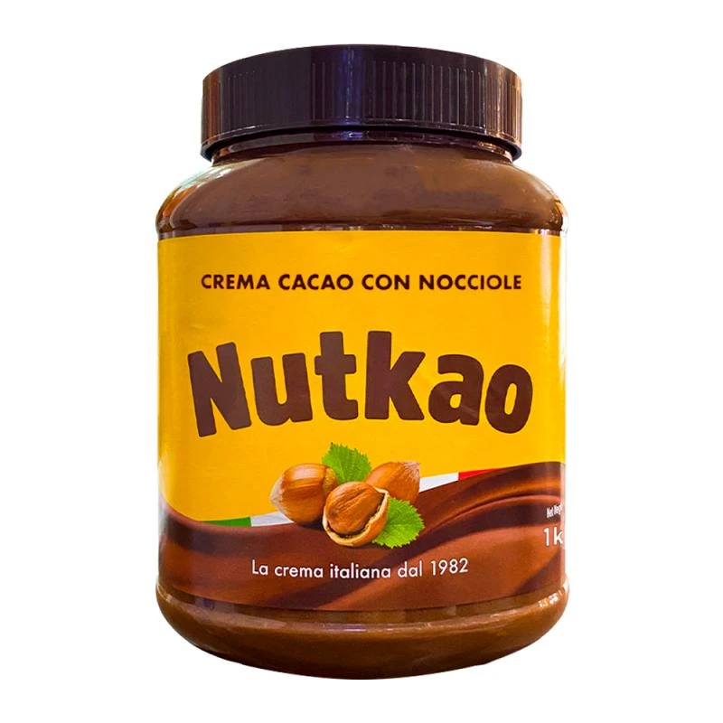 Creme de Avelã Nutkao Tradicional Pote 1Kg
