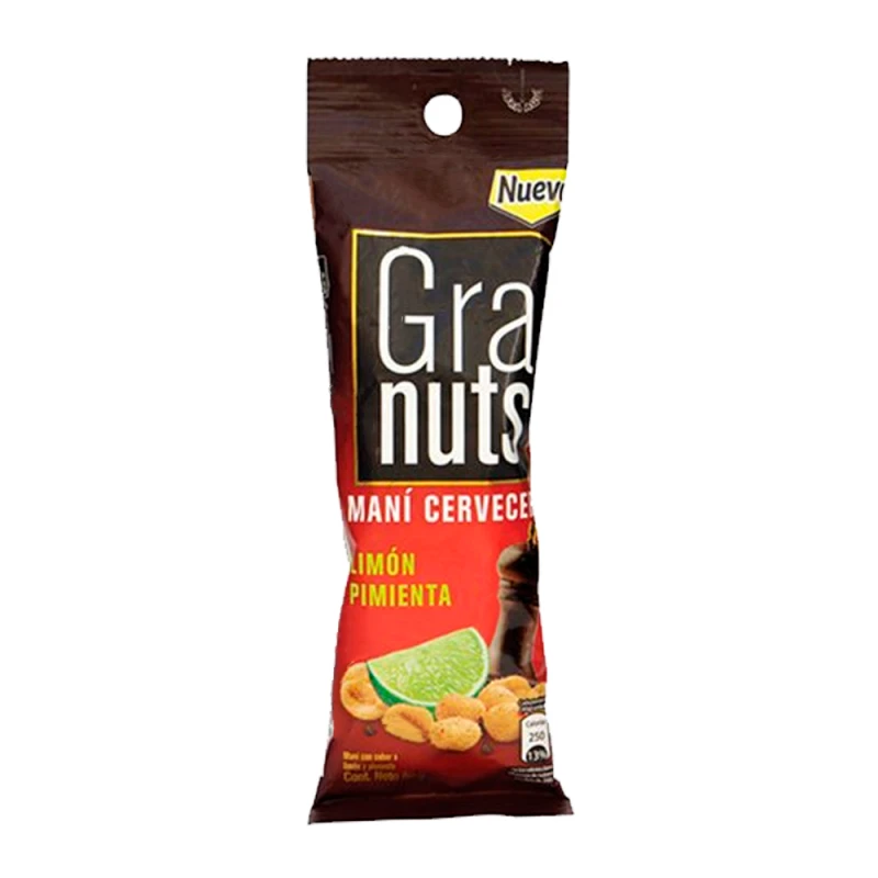 Amendoim Cervejeiro Granuts Com Limão e Pimenta 40G