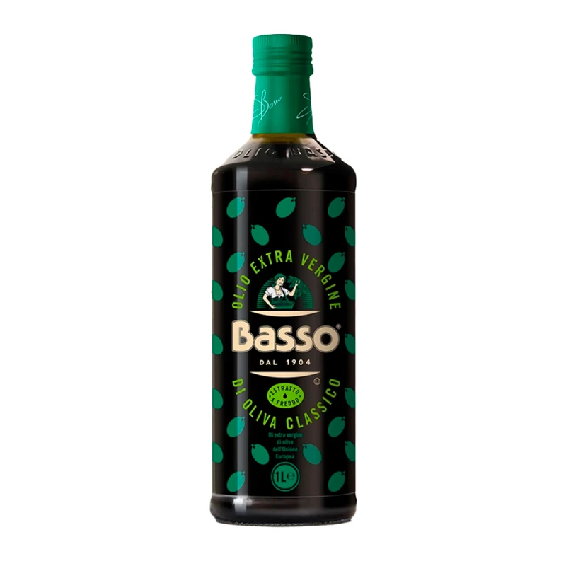 Azeite de Oliva Extra Virgem Basso Garrafa 1Lt