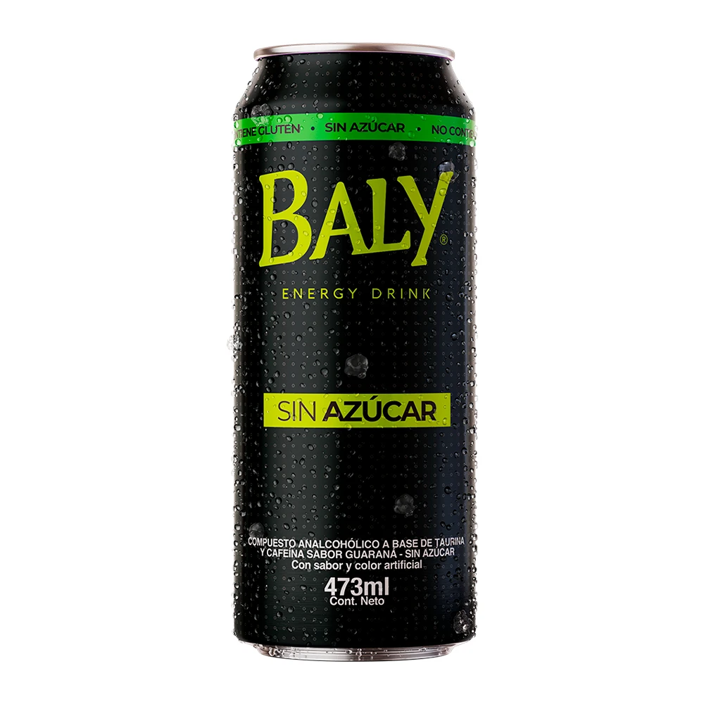 Energético Baly Sem Açúcar Lata 473Ml