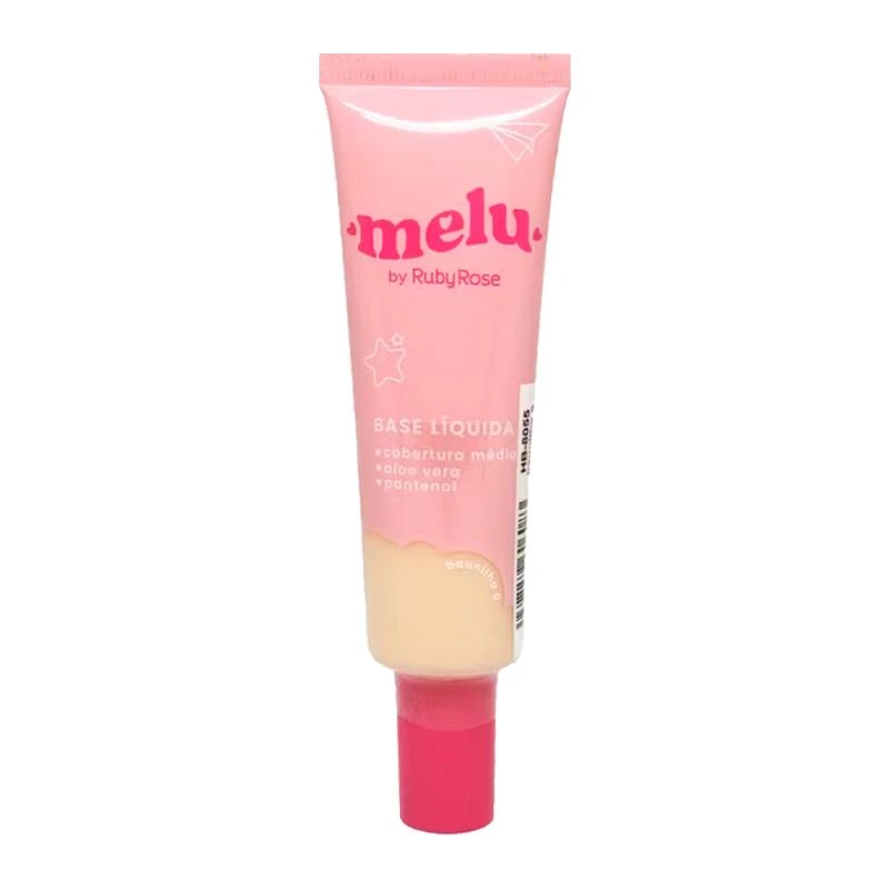 Base Liquida Ruby Rose Melu Cor 0 Baunilha Hb-8055