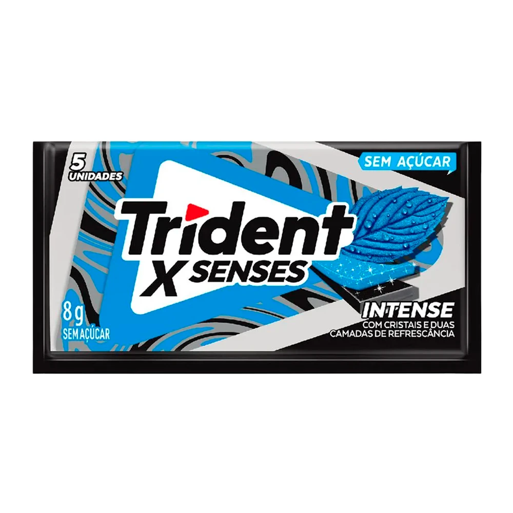 Chicletes Trident Fresh Intense 8G