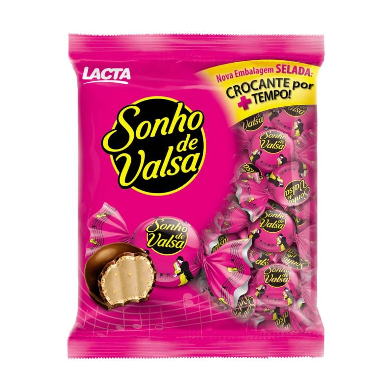 Bombom Lacta Sonho de Valsa Pacote 1Kg