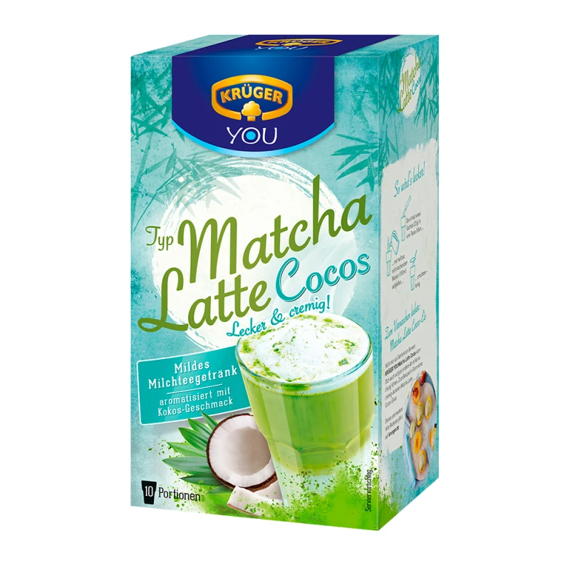 Chá Kruger Matcha Latte e Coco 10X25G