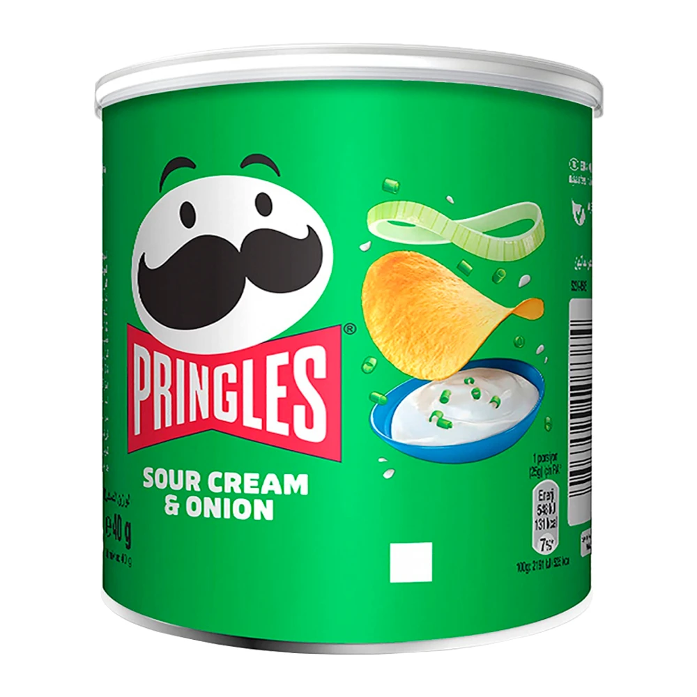 Batata Frita Pringles Creme e Cebola Tubo 1.4Oz 40G
