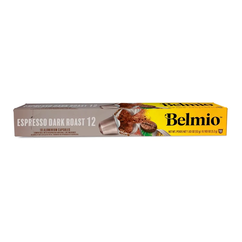 Cápsulas de Café Belmio Para Máquinas Nespresso Espresso Dark Roast  Com 10 Unidades 