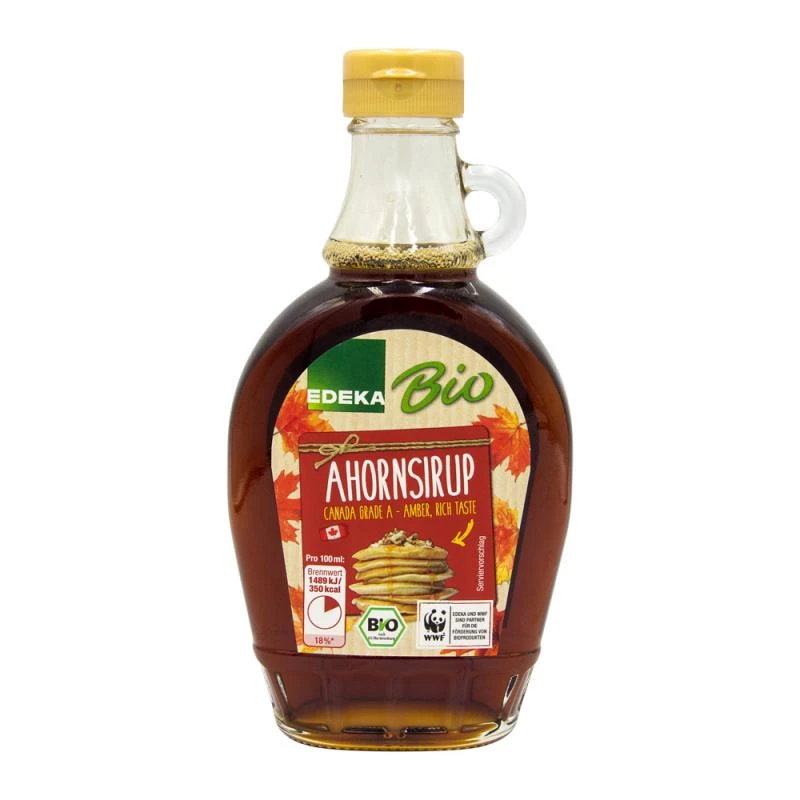 Maple Syrup Canadense Vidro 250Ml Edeka