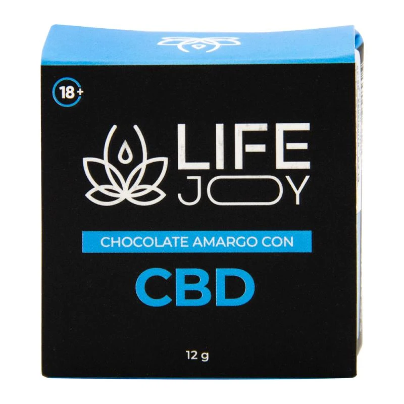 Chocolate Amargo 70% Cacao Creme de Avelã Com Cannabis (Cbd) Efeito  Relaxante 12G Life Joy