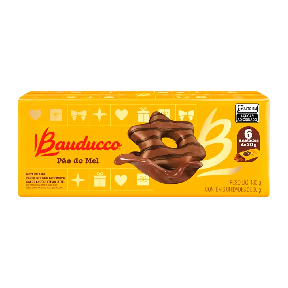 Bolo De Mel Bauducco Caixa 180G