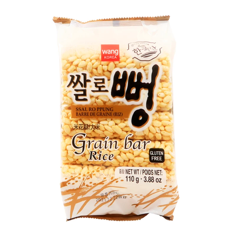 Barra de Arroz Wang Sem Glúten Pacote 110G