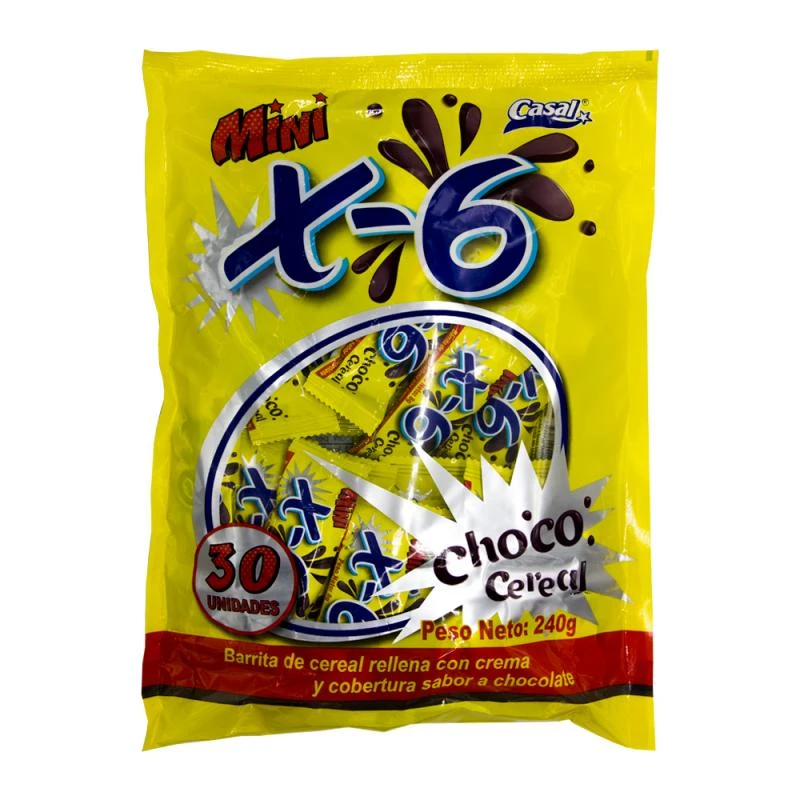 Chocolate Mini Casal X6 Pacote 30X8G