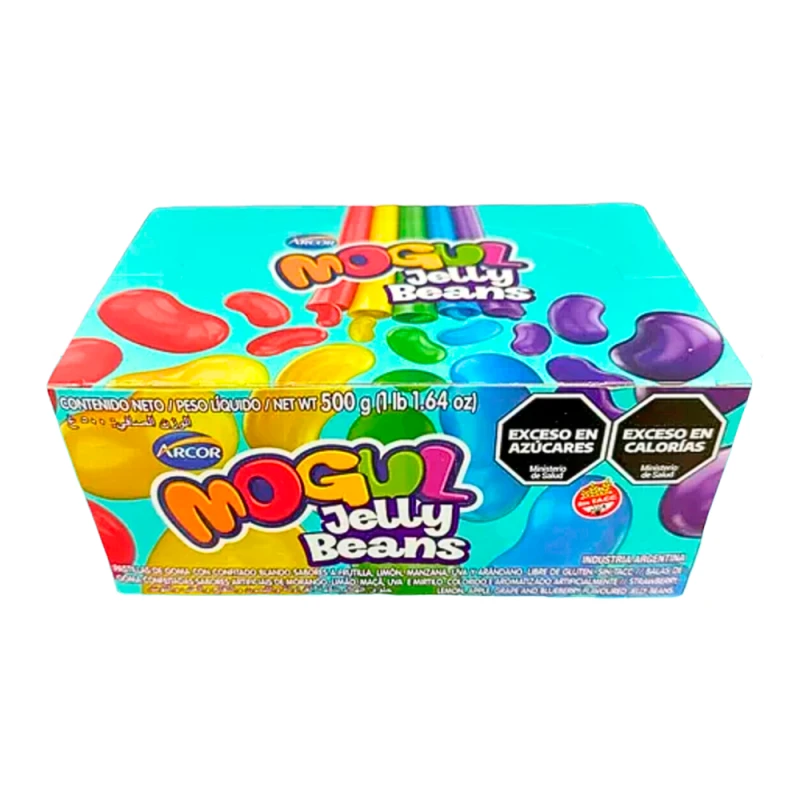 Bala de Gelatina Arcor Mogul Jelly Beans 50Gx10Un
