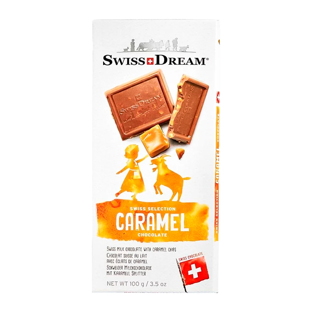 Barra Chocolate Swiss Dream Caramel Chocolate 100G