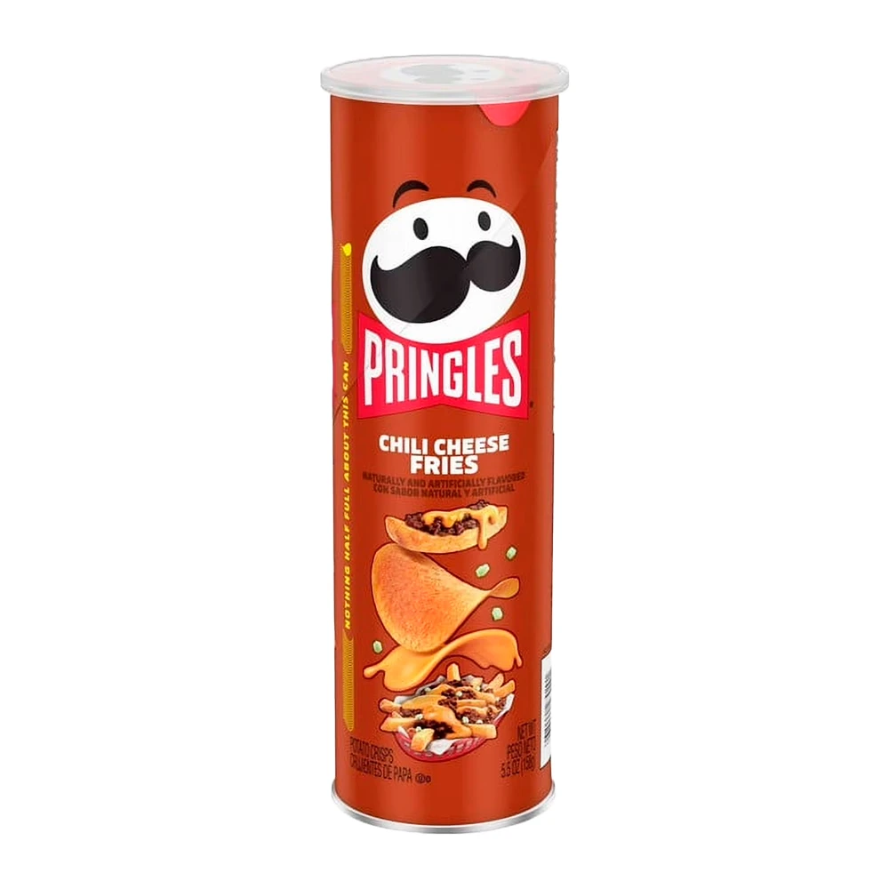 Batata Frita Pringles Chilli Cheese Fries Tubo 158G