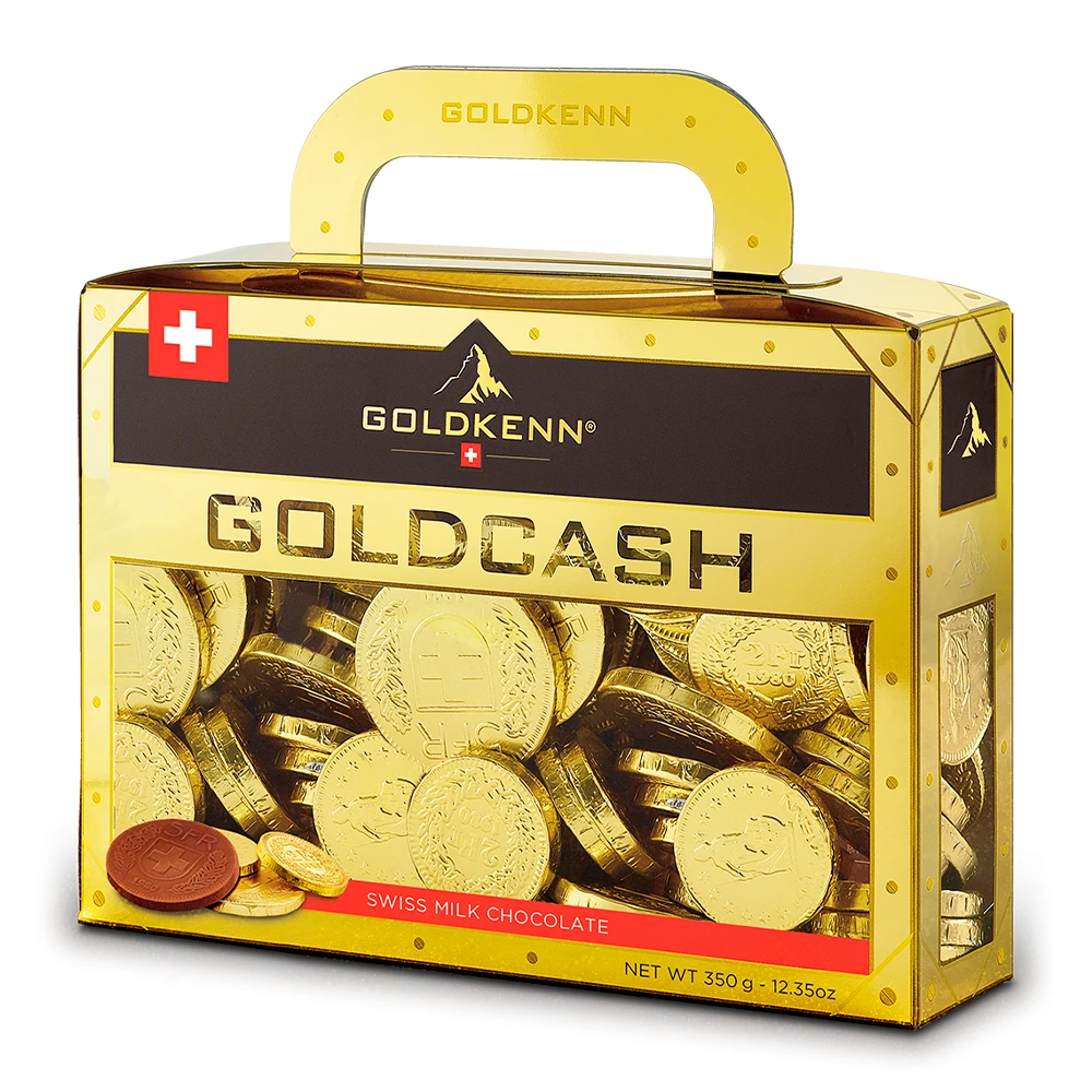 Chocolate Swiss Dream Gold Money 88 Unidades Pacote 350G