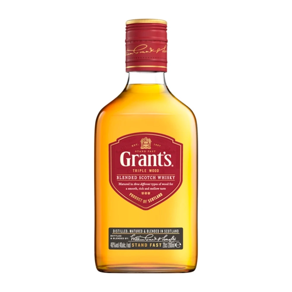 Whisky Grants Triple Wood Garrafa 200Ml