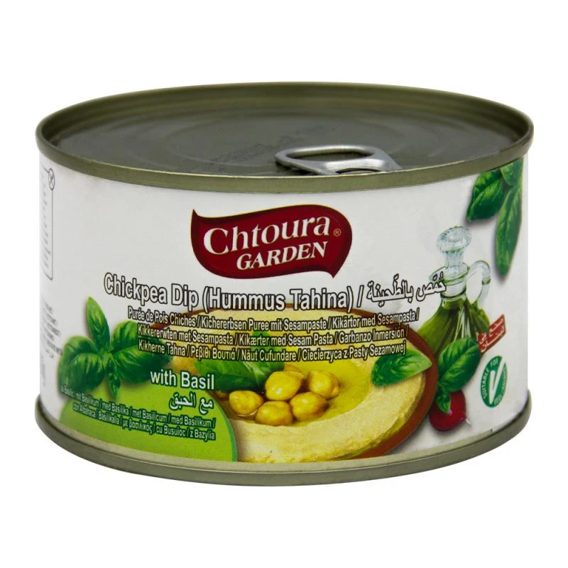 Molho Hummus Chtoura Garden Com Manjericão 420G 